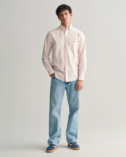 Gant Regular Fit Oxford Shirt - Light Pink