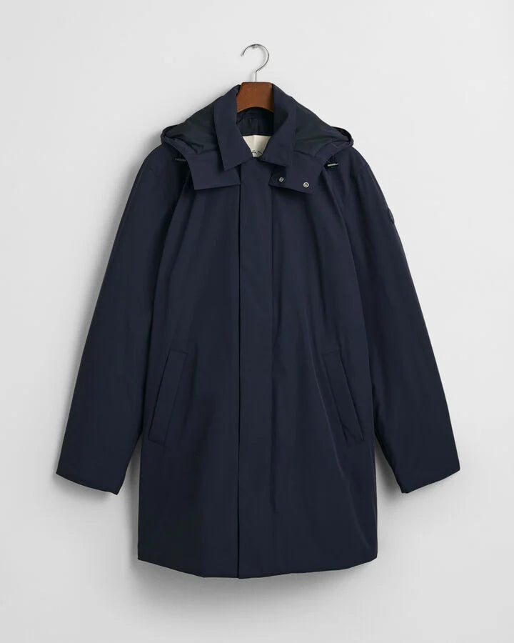 Gant Padded Car Coat - Evening Blue