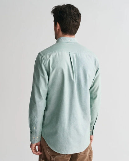 Gant Regular Fit Classic Oxford Shirt - Deep Forest Green