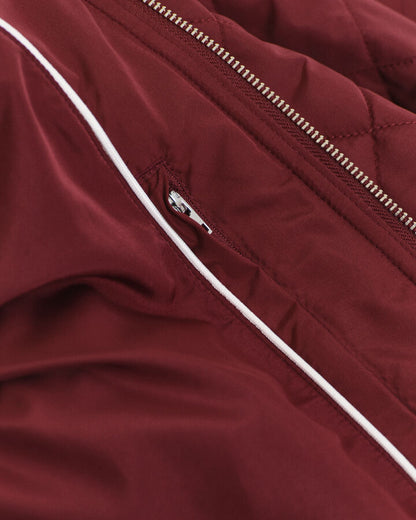 Gant Quilted Windcheater - Wine Red