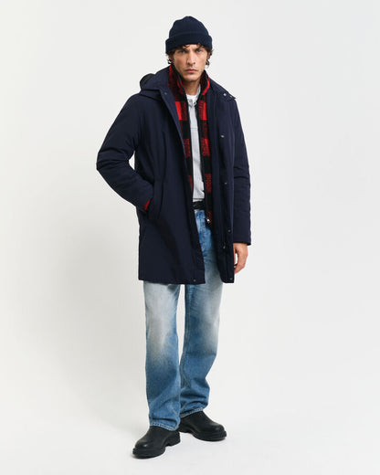 Gant Padded Car Coat - Evening Blue